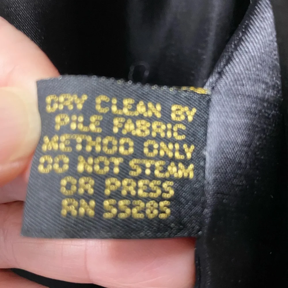 🖤Express • VINTAGE • black faux fur coat • M • EUC - Picture 6 of 7